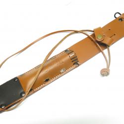 Fourreau cuir Poignard USM3 parachutiste US WW2 repro