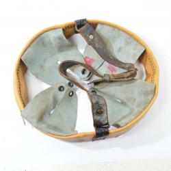 Coiffe / intérieur de casque T58 Tchécoslovaque défense passive années 1945 - 1950. M35 / 40 / 42 (B