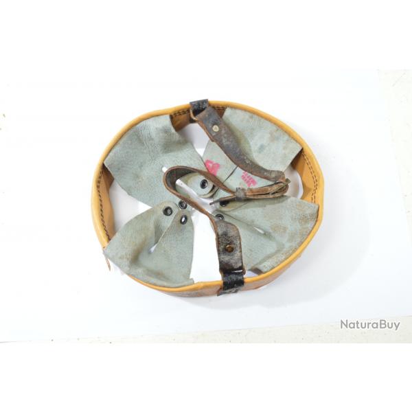 Coiffe / intérieur de casque T58 Tchécoslovaque défense passive années 1945 - 1950. M35 / 40 / 42 (B