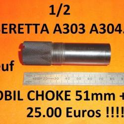 1/2 choke NEUF mobilchoke 1/2 choke BERETTA BENELLI FRANCHI BREDA BETTINSOLI BERNARDELLI CHAPUIS