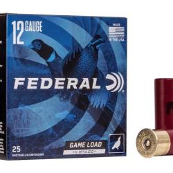 Cartouches Federal Game Load HV 36 gr - Cal. 12/70 6