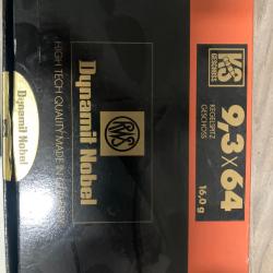 Munition 9,3x64 RWS KS 16g x17