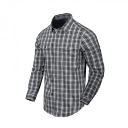CHEMISE MANCHES LONGUES COVERT CONCEALED CARRY - HELIKON - Foggy grey plaid