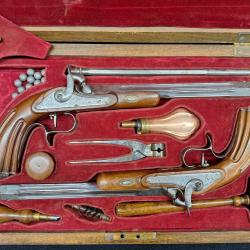 Coffret paire de pistolet de duel AMR, Cal. 44 - 1€ sans prix de réserve !!
