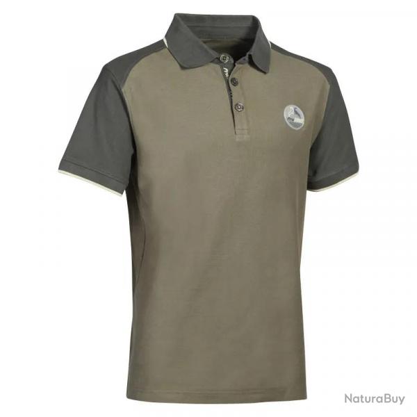 Polo de Chasse Prohunt Retriever Col Boutons Kaki