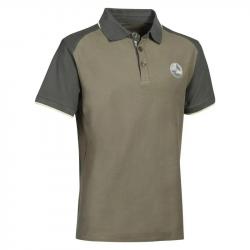 Polo de Chasse Prohunt Retriever Col Boutons Kaki