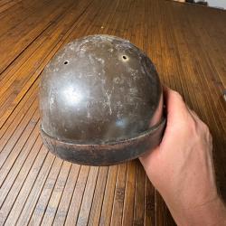 CASQUE MILITAIRE GENO FRANÇAIS MOTOCYCLISTE WW2