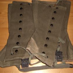 Guêtres armée française