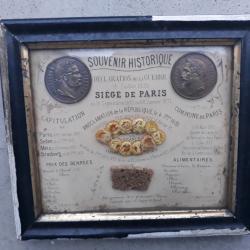 Collection souvenir historique du siege de paris 1870/1871