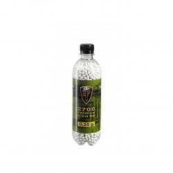 Billes BBs 6mm Elite Force Blanche 0.25g Bouteille x2700