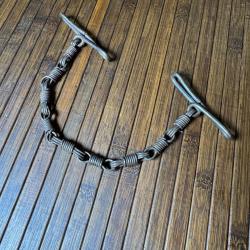 MENOTTES REGLEMENTAIRE CABRIOLET TOUT ACIER GENDARMERIE XlX ÉME SIÈCLE