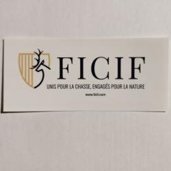 Autocollant chasse FICTIF