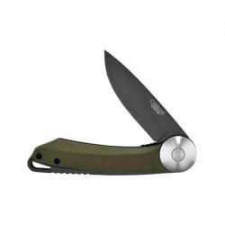 Couteau Camillus Cirque Green Lame Acier AUS8 Manche G10 Verrou à Billes CM19642