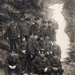 CPA -un groupe Soldat Allemand -N°4084