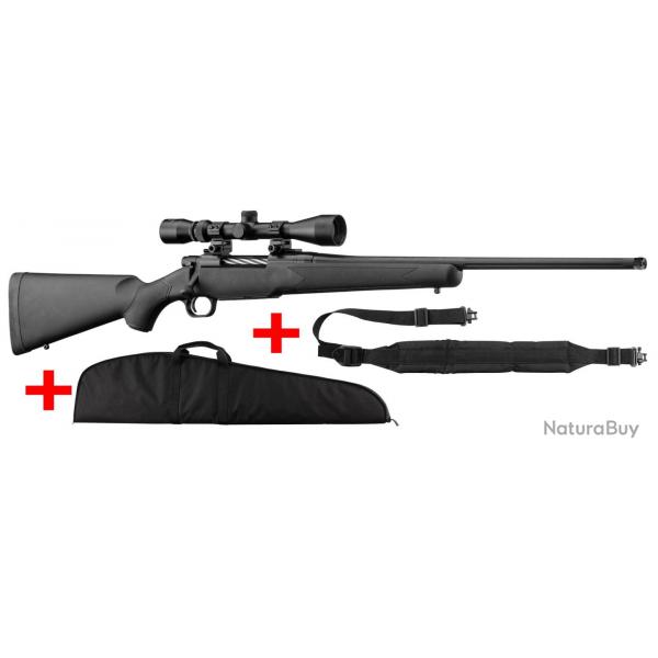 Pack t Mossberg Patriot 270 Win synthtique  canon filet et lunette 3-9x40 + bretelle + fourreau
