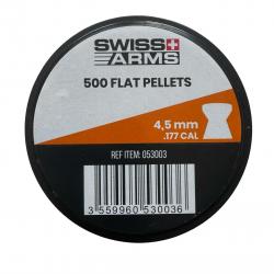 Plombs plats Swiss Arms 4,5 mm (.177) x500