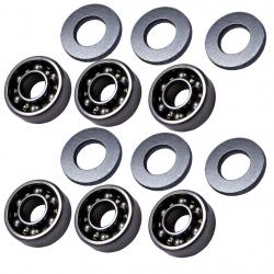 Bushings à roulement de 8 mm en acier avec roulement ouvert pour A&K MINIMI / M60 / MK43 (B8M60)