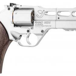 Réplique Airsoft revolver CO2 CHIAPPA RHINO 50DS Nickel 0,95J