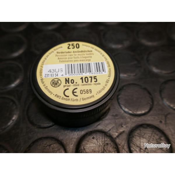Boite de 250 Amorces RWS 1075