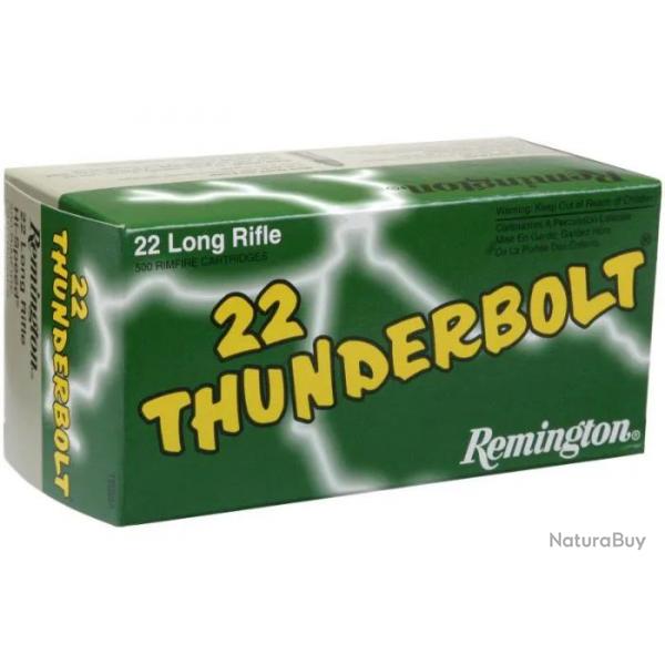 Balles 22 LR Remington Thunderbold Hight Velocity RN - 40 gr x500
