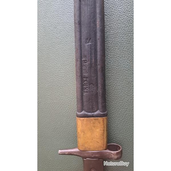 Baionnette vetterli mle1870 Italie