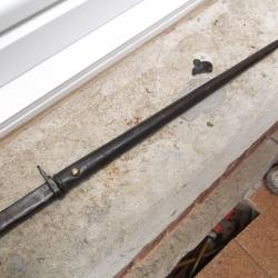 RARE BAIONNETTE ERSATZ MODEL 1898LAME A DOUILLE 1853