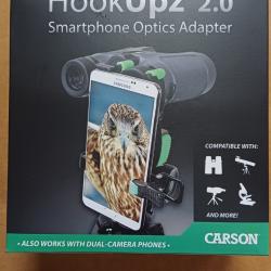 adaptateur CARSON HookUpz 2.0 smartphone pour longue vue et jumelles