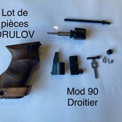 Lot de pièces pour DRULOV model 90 droitier