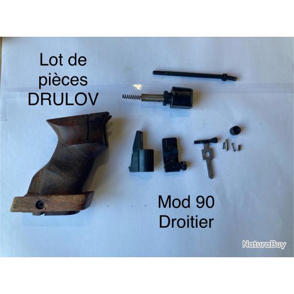 Lot de pièces pour DRULOV model 90 droitier
