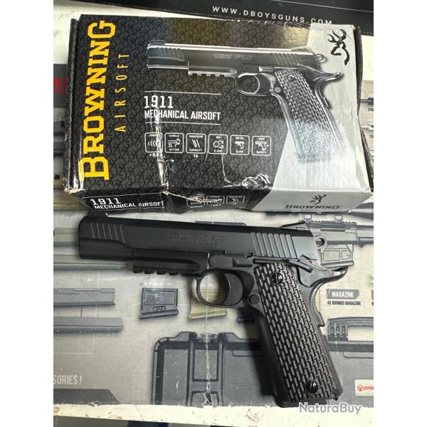 Browning 1911 culasse métal airsoft