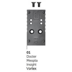 Adapter plate MOS 01 set/pkg *) Docter, Meopta, Insight, Vortex, Burris