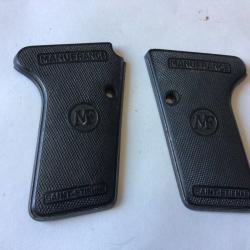 VENDU PAR LE-CUIRASSIER PAIRE DE PLAQUETTES POUR PISTOLET LEFRANCAIS EN CAL 7,65 MM