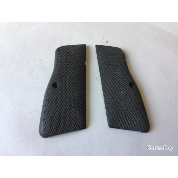 VENDU PAR LE-CUIRASSIER PAIRE DE PLAQUETTES POUR PISTOLET GP35