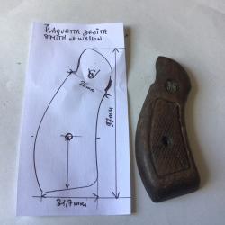 VENDU PAR LE-CUIRASSIER N° 2 PLAQUETTE DROITE POUR REVOLVER SMITH ET WESSON