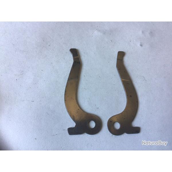 VENDU PAR LE-CUIRASSIER  N6 PAIRE DE LEVIERS RCUPRATEUR DE PISTOLET LEFRANCAIS