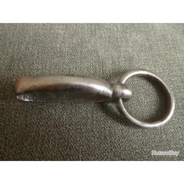 BRACELET ET ANNEAU DE BELIERE POUR SABRE OU EPEE EN ACIER