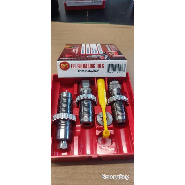 Jeu d'outils Lee cal. 9MM MAKAROV ref 90176