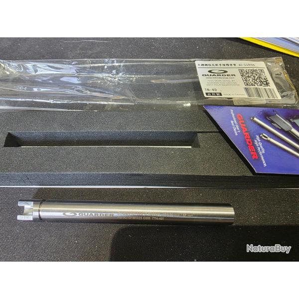 Canon de précision 6.02 85mm Guarder Stainless Edition pour KJ G19/23 (NEUF)