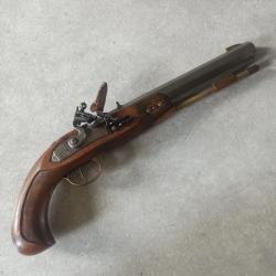Ancien Pistolet à poudre noire à silex fabrication espagnole années 70 - mise en vente à 1