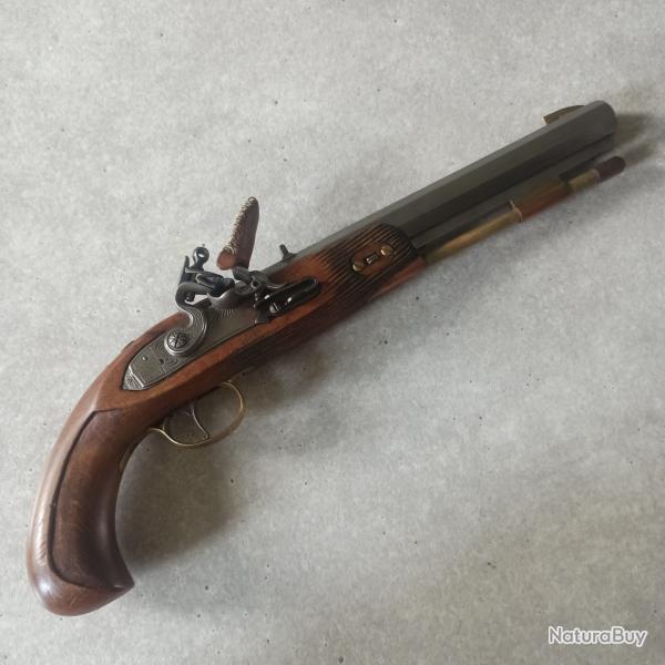 Ancien Pistolet à poudre noire à silex fabrication espagnole années 70 - mise en vente à 1€