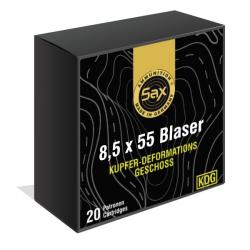 Munitions SAX calibre 8,5x55 Blaser KDG-S 11,2g boite de 20 munitions