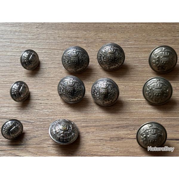 boutons de la prfecture de police de paris