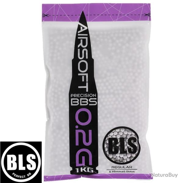 Billes Airsoft BLS Precision 0.20g - BBs 6mm Haute Précision pour AEG, GAS et HPA