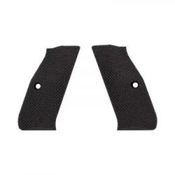 Eemann Tech 3D Serrated Plastic Grips pour CZ Shadow 1/2 - NOIR