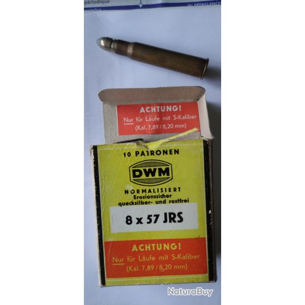Balles Calibre 8x57 JRS