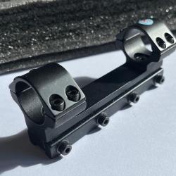 Montage Sports Match Dampa DM60 diam 25.4 rail 11mm  + plombs test 4.5 H&N + JSB Exact 4.52