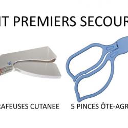 BF25 ! 5 kit premiers secours Agrafeuses + pinces