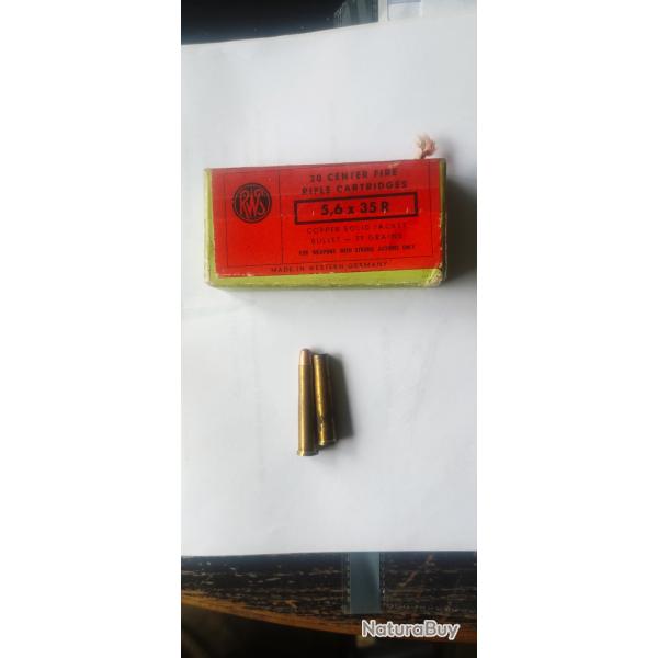 Balles Calibre 5,6x35R