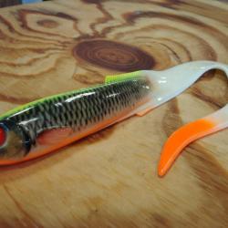 COLORIS EXCLUSIF !! FOX RAGE SLICK EEL 28CM - PSYCHO ROACH