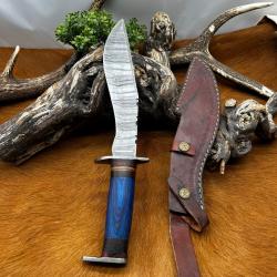 Couteau Bowie RITE EDGE lame acier damas 256 couches NB194